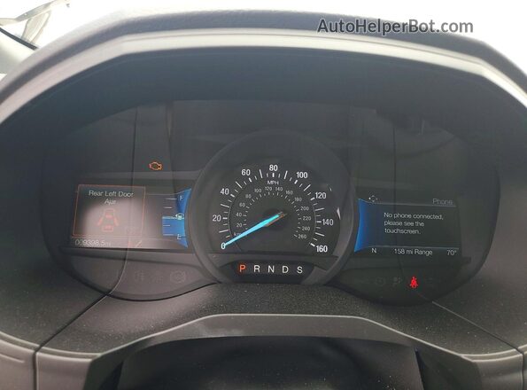 2FMPK4K93RBA41497 2024 FORD EDGE Gray Widok zestawu wskaźników
