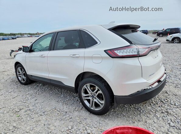 2FMPK4K94GBC10889 2016 FORD EDGE White Tył lewy