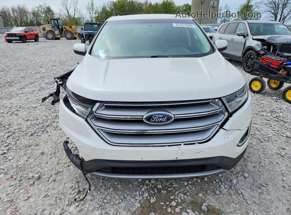 2FMPK4K94GBC10889 2016 FORD EDGE White Widok z przodu