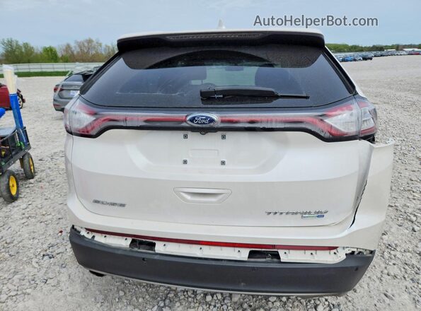 2FMPK4K94GBC10889 2016 FORD EDGE White Widok z tyłu