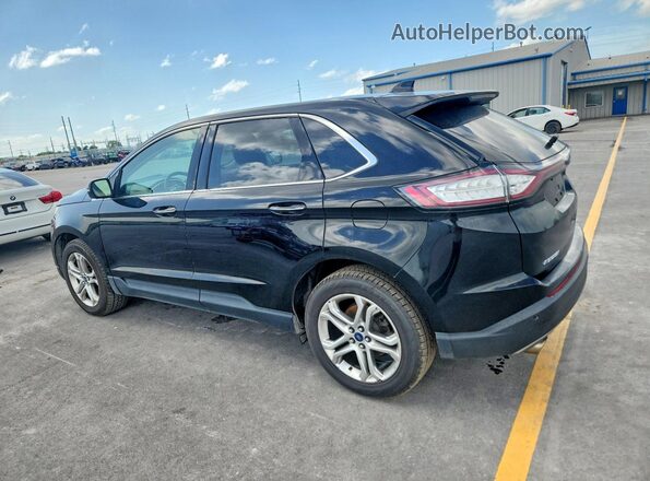 2FMPK4K94HBB90497 2017 FORD EDGE Black Задня ліва чверть