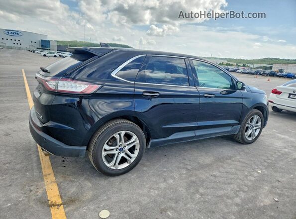 2FMPK4K94HBB90497 2017 FORD EDGE Black Задня права чверть