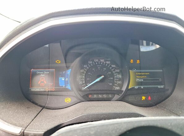 2FMPK4K94HBC13499 2017 FORD EDGE White ხელსაწყოთა პანელის ხედი