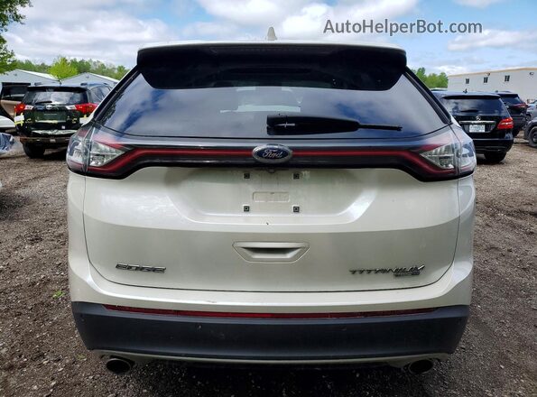 2FMPK4K94HBC13499 2017 FORD EDGE White უკანა ხედი