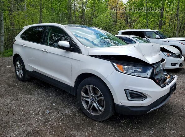 2FMPK4K94HBC13499 2017 FORD EDGE White წინა მარჯვენა