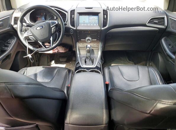 2FMPK4K94HBC13499 2017 FORD EDGE White წინა პანელის ხედი