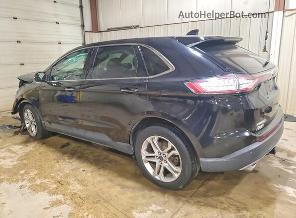 2FMPK4K94JBB19435 2018 FORD EDGE Black Trasero izquierdo