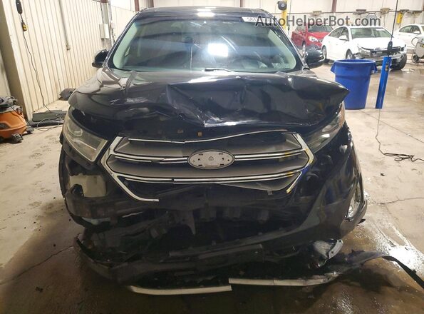 2FMPK4K94JBB19435 2018 FORD EDGE Black Vista frontal