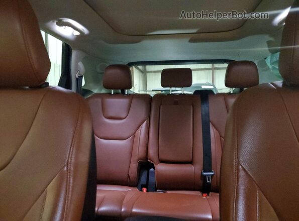 2FMPK4K94JBB19435 2018 FORD EDGE Black Vista de los asientos traseros
