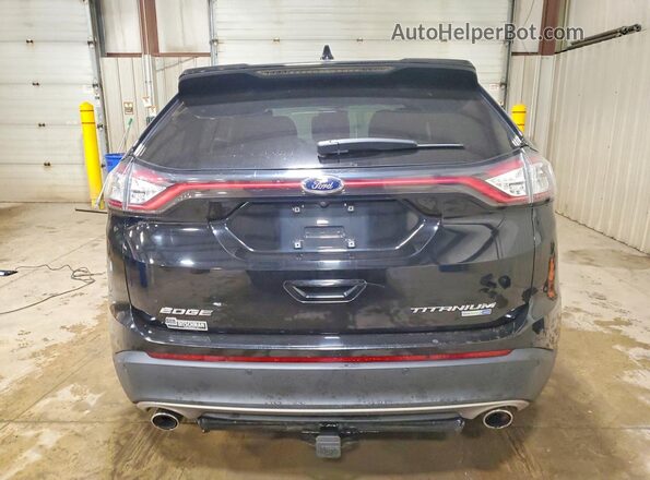 2FMPK4K94JBB19435 2018 FORD EDGE Black Vista trasera