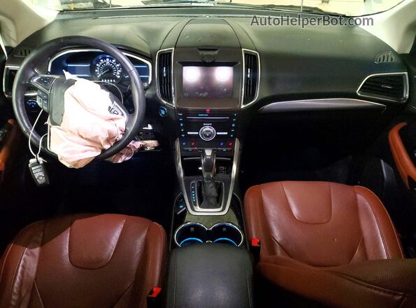 2FMPK4K94JBB19435 2018 FORD EDGE Black Vista del salpicadero