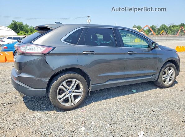 2FMPK4K94JBB20584 2018 FORD EDGE Gray Задня права чверть