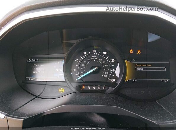 2FMPK4K94JBB20715 2018 FORD EDGE Black Vista de los asientos traseros
