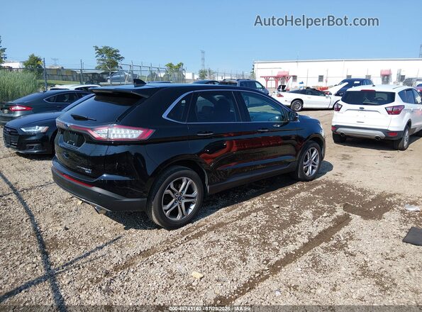 2FMPK4K94JBB20715 2018 FORD EDGE Black Trasero derecho