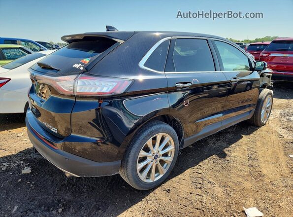2FMPK4K94JBB78551 2018 FORD EDGE Black უკანა მარჯვენა