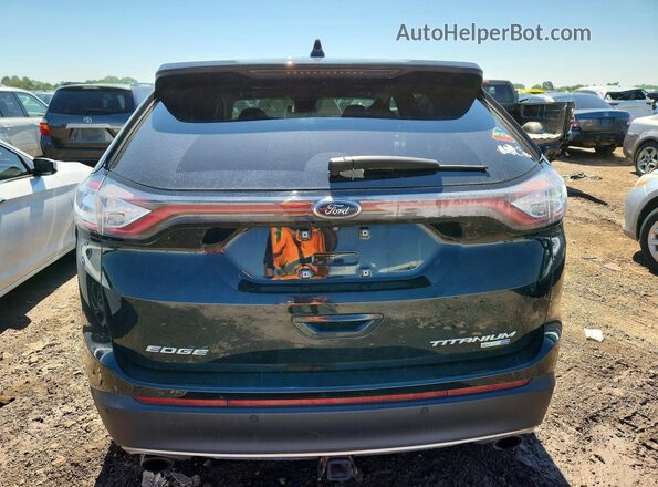 2FMPK4K94JBB78551 2018 FORD EDGE Black უკანა ხედი