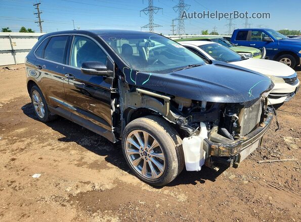 2FMPK4K94JBB78551 2018 FORD EDGE Black წინა მარჯვენა