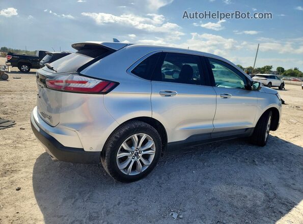 2FMPK4K94KBB55188 2019 FORD EDGE Gray Trasero derecho