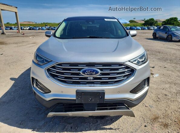2FMPK4K94KBB55188 2019 FORD EDGE Gray Vista frontal