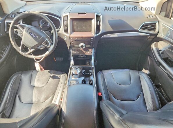 2FMPK4K94KBB55188 2019 FORD EDGE Gray Vista del salpicadero