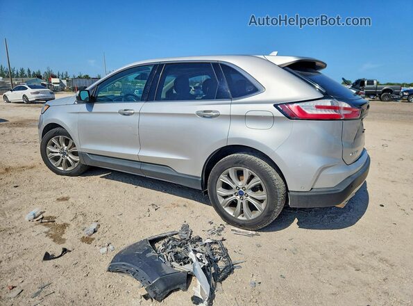 2FMPK4K94KBB55188 2019 FORD EDGE Gray Trasero izquierdo