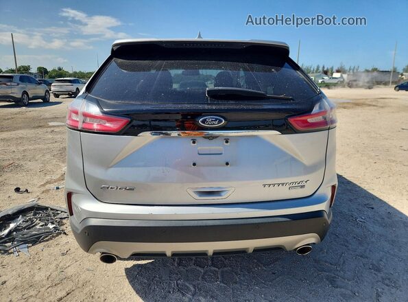 2FMPK4K94KBB55188 2019 FORD EDGE Gray Vista trasera