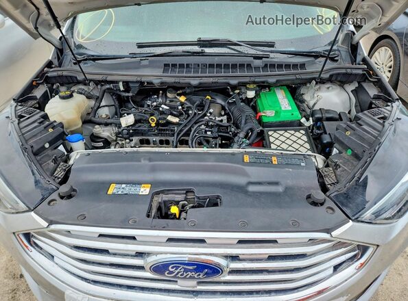 2FMPK4K94KBB55188 2019 FORD EDGE Gray Vista interior trasera