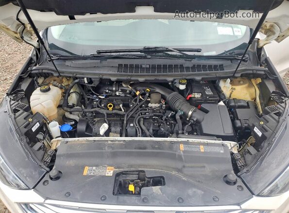 2FMPK4K94KBB73111 2019 FORD EDGE White Vista del compartimento del motor