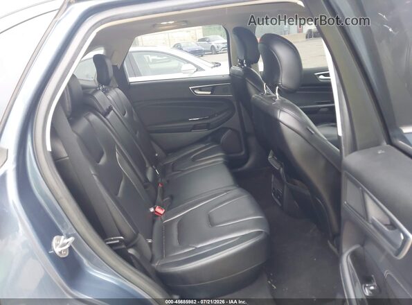 2FMPK4K94KBB74114 2019 FORD EDGE Blue VIN sticker view