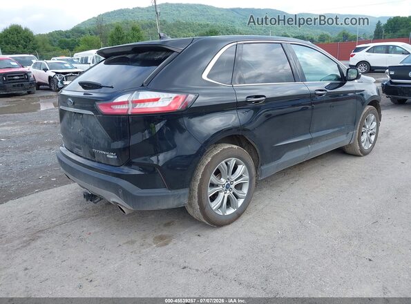 2FMPK4K94KBB91947 2019 FORD EDGE Black Հետևի աջ