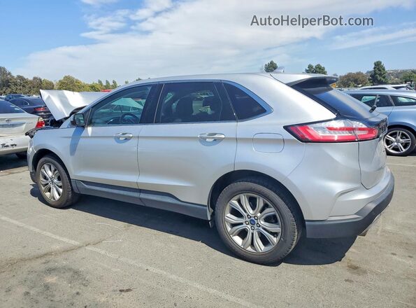 2FMPK4K94KBB93634 2019 FORD EDGE Серебряный Задняя левая четверть