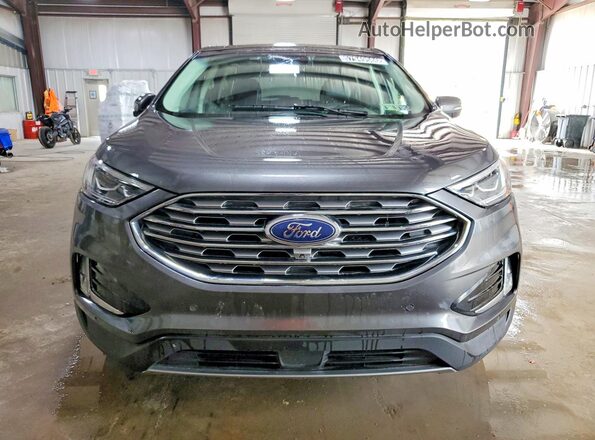 2FMPK4K94KBB97540 2019 FORD EDGE Gray წინა ხედი