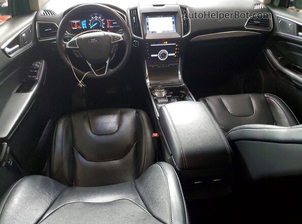 2FMPK4K94KBB97540 2019 FORD EDGE Gray წინა პანელის ხედი