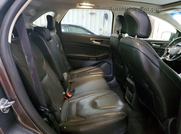 2FMPK4K94KBB97540 2019 FORD EDGE Gray უკანა სალონის ხედი