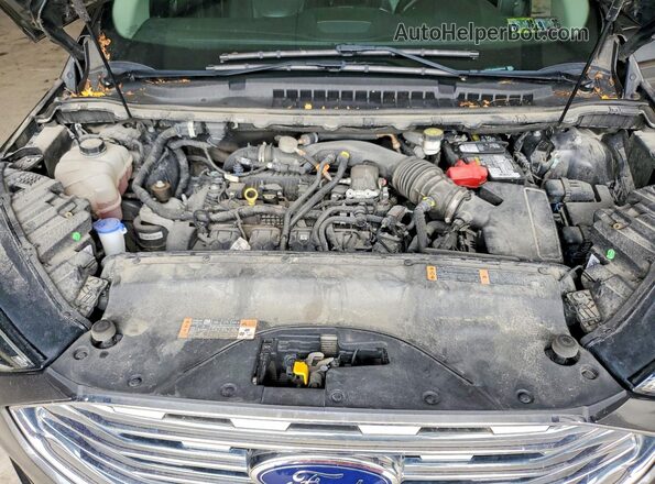 2FMPK4K94KBB97540 2019 FORD EDGE Gray ძრავის განყოფილების ხედი