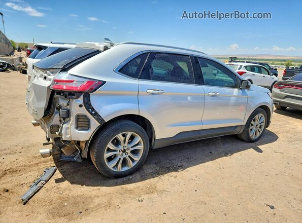 2FMPK4K94KBC22629 2019 FORD EDGE Серебряный Задняя правая четверть