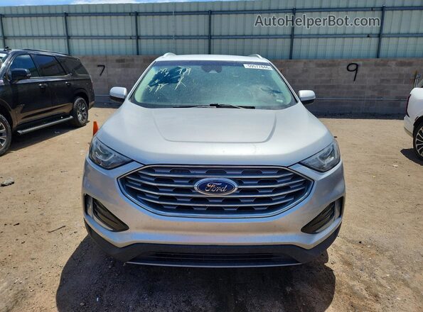 2FMPK4K94KBC22629 2019 FORD EDGE Серебряный Вид спереди
