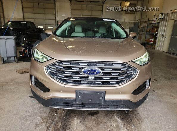 2FMPK4K94LBA17796 2020 FORD EDGE Tan Դիմացի տեսք