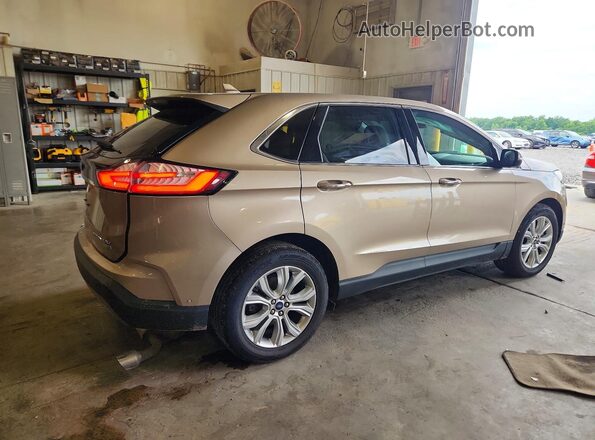 2FMPK4K94LBA17796 2020 FORD EDGE Tan Հետևի աջ