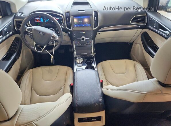 2FMPK4K94LBA17796 2020 FORD EDGE Tan Առջևի վահանակի տեսք