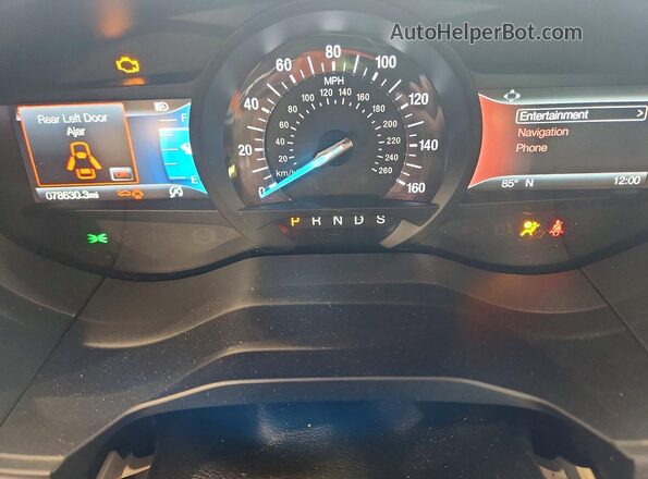 2FMPK4K94LBA17796 2020 FORD EDGE Tan Սարքավորումների վահանակի տեսք