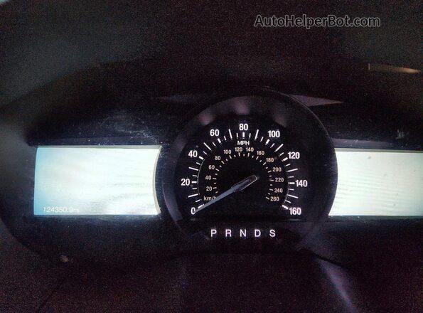 2FMPK4K94LBB35346 2020 FORD EDGE Синий Вид щитка приборов