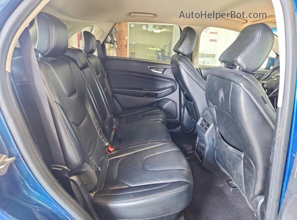 2FMPK4K94LBB35346 2020 FORD EDGE Синий Вид задних сидений