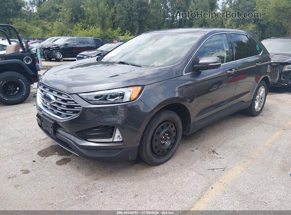 2FMPK4K94LBB52728 2020 FORD EDGE Black წინა მარცხენა ხედი სამი მეოთხედიდან