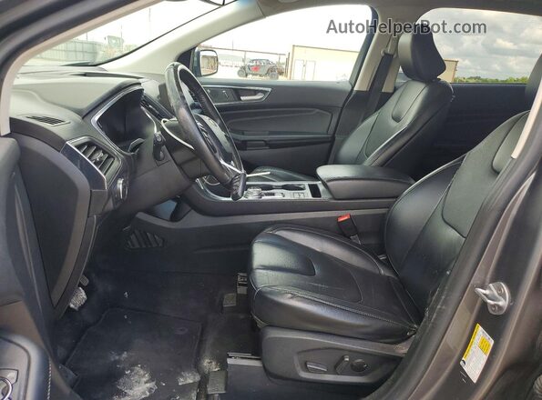 2FMPK4K94MBA08470 2021 FORD EDGE Gray წინა სალონის ხედი