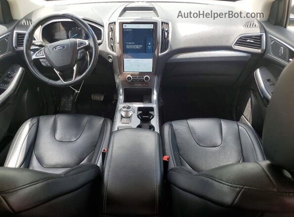 2FMPK4K94MBA08470 2021 FORD EDGE Gray წინა პანელის ხედი