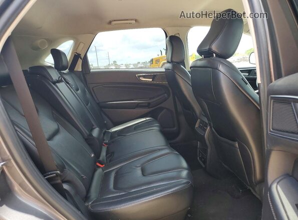 2FMPK4K94MBA08470 2021 FORD EDGE Gray უკანა სალონის ხედი