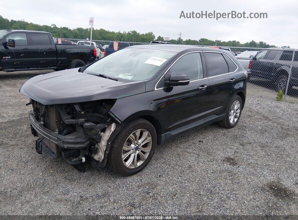 2FMPK4K94MBA14897 2021 FORD EDGE Black Передня ліва чверть