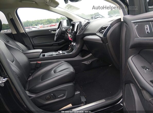 2FMPK4K94MBA14897 2021 FORD EDGE Black Вид салону спереду