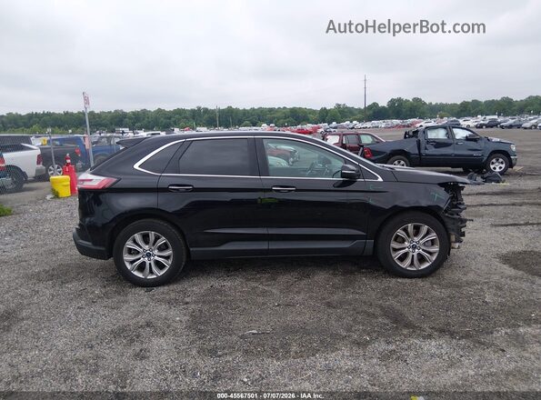2FMPK4K94MBA14897 2021 FORD EDGE Black Панорамний вид салону 360°